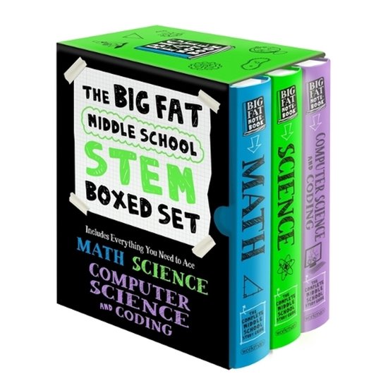 Big Fat Notebooks-The Big Fat Middle School Stem 3-Book Boxe ... - cover