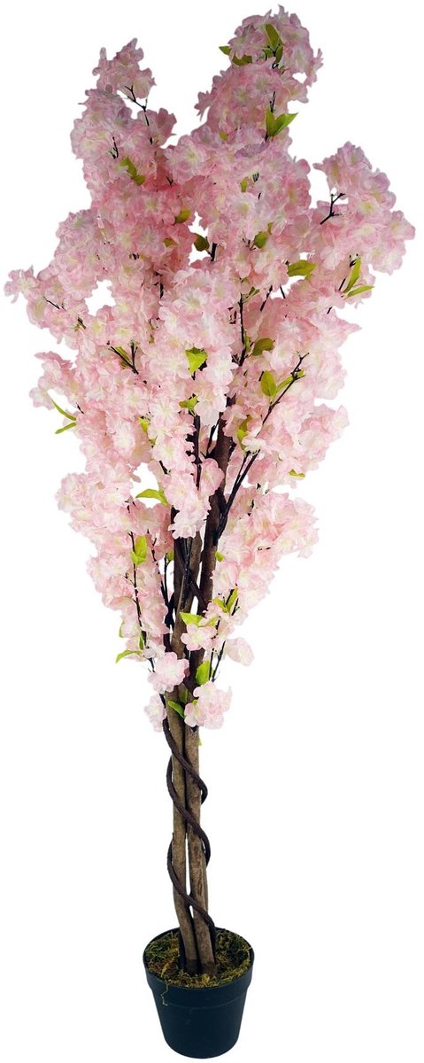 Leaf Design UK Realistische kunstbloemenboom, roze, 150 cm