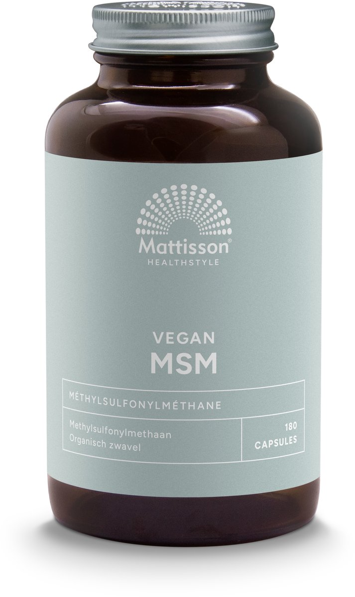 Bol.com Mattisson - MSM 800 mg - Methyl Sulfonyl Methaan - MSM Tabletten - Zwavel Voedingssupplement voor Bindweefsel & Kraakbee... aanbieding