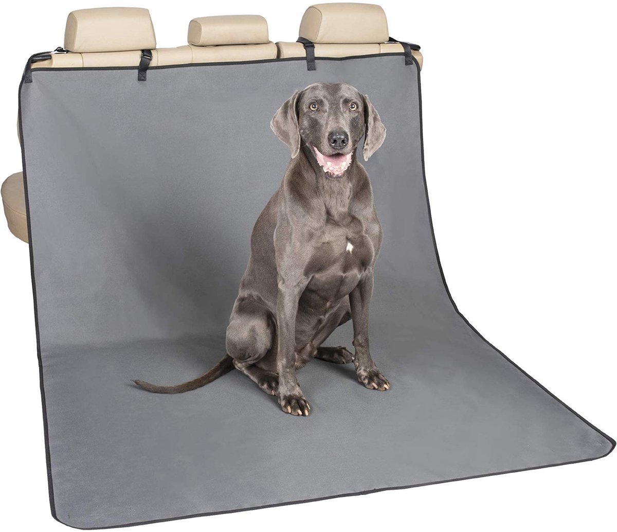 PetSafe Happy Ride waterdichte bagagehoes voor honden en huisdieren, geschikt voor auto's, vrachtwagens en SUV's, waterdichte bescherming voor de omgeving, grijs