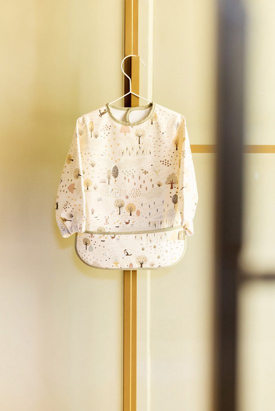 Jollein - Slab Waterproof Met Mouw - Tiny Park - Polyester - Polyurethaan - Slabbetjes Baby - 75 cm van Merkloos — afbeelding 5
