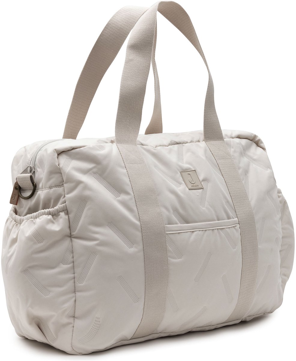 Jollein Luiertas - Embossed Lily - 100% Polyester - 42x30cm - Sand – foto 2