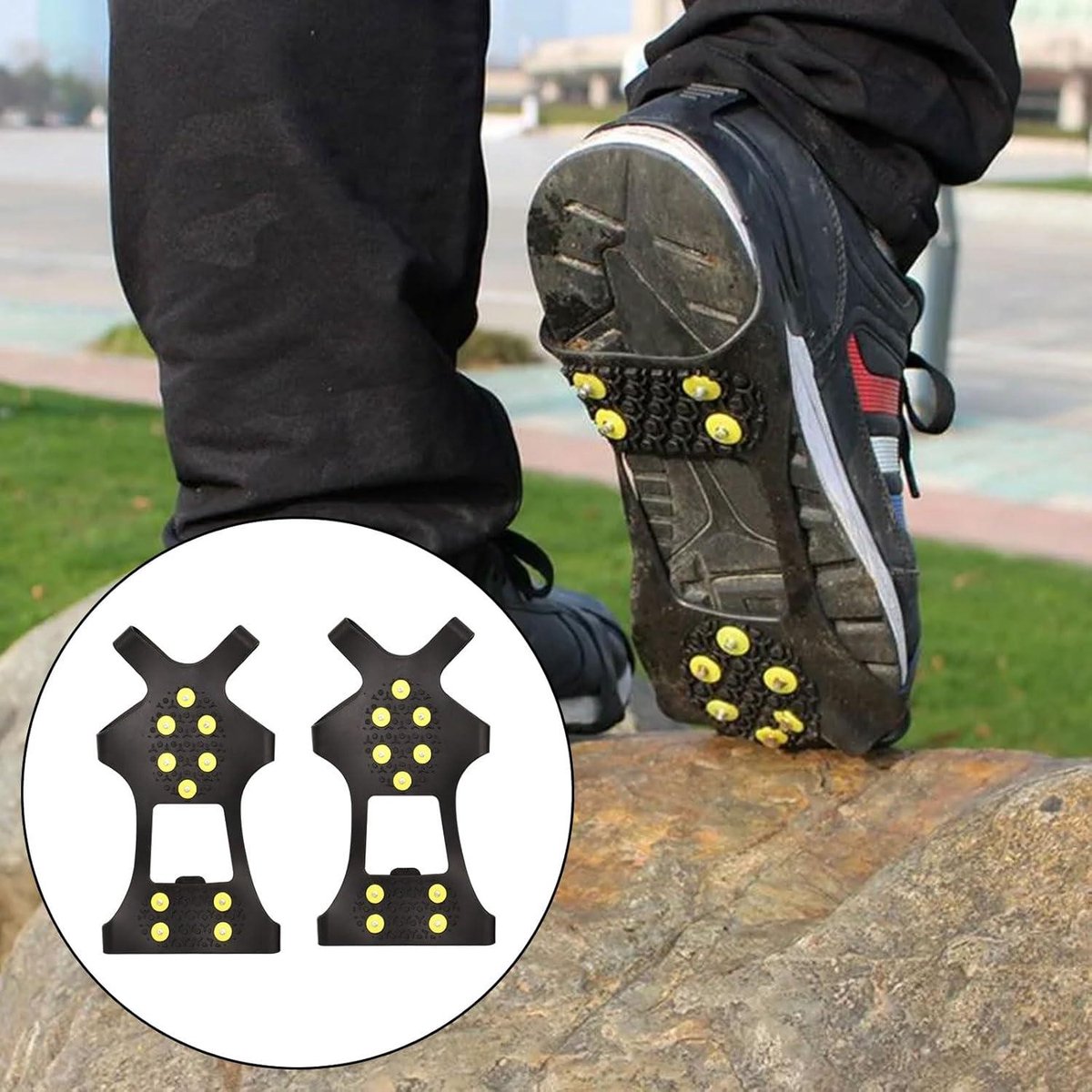 Schoenspikes geschikt voor elke schoen, anti-slip in de winter, getest op veiligheid