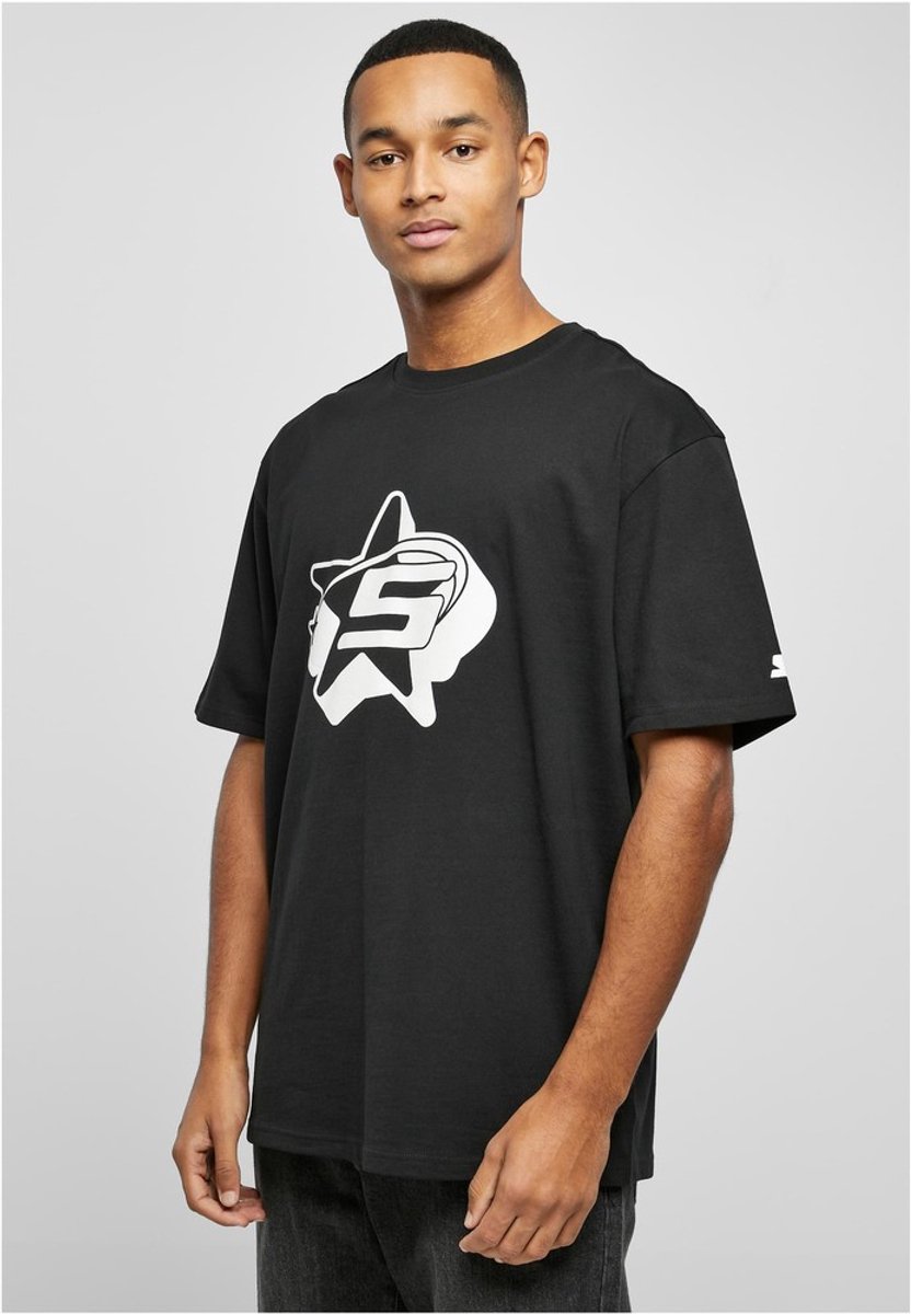 Starter Black Label - Shooting Star Oversize Heren T-shirt - M - Zwart