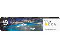 HP 913A - PageWide Inktcartridge / Geel (F6T79AE)