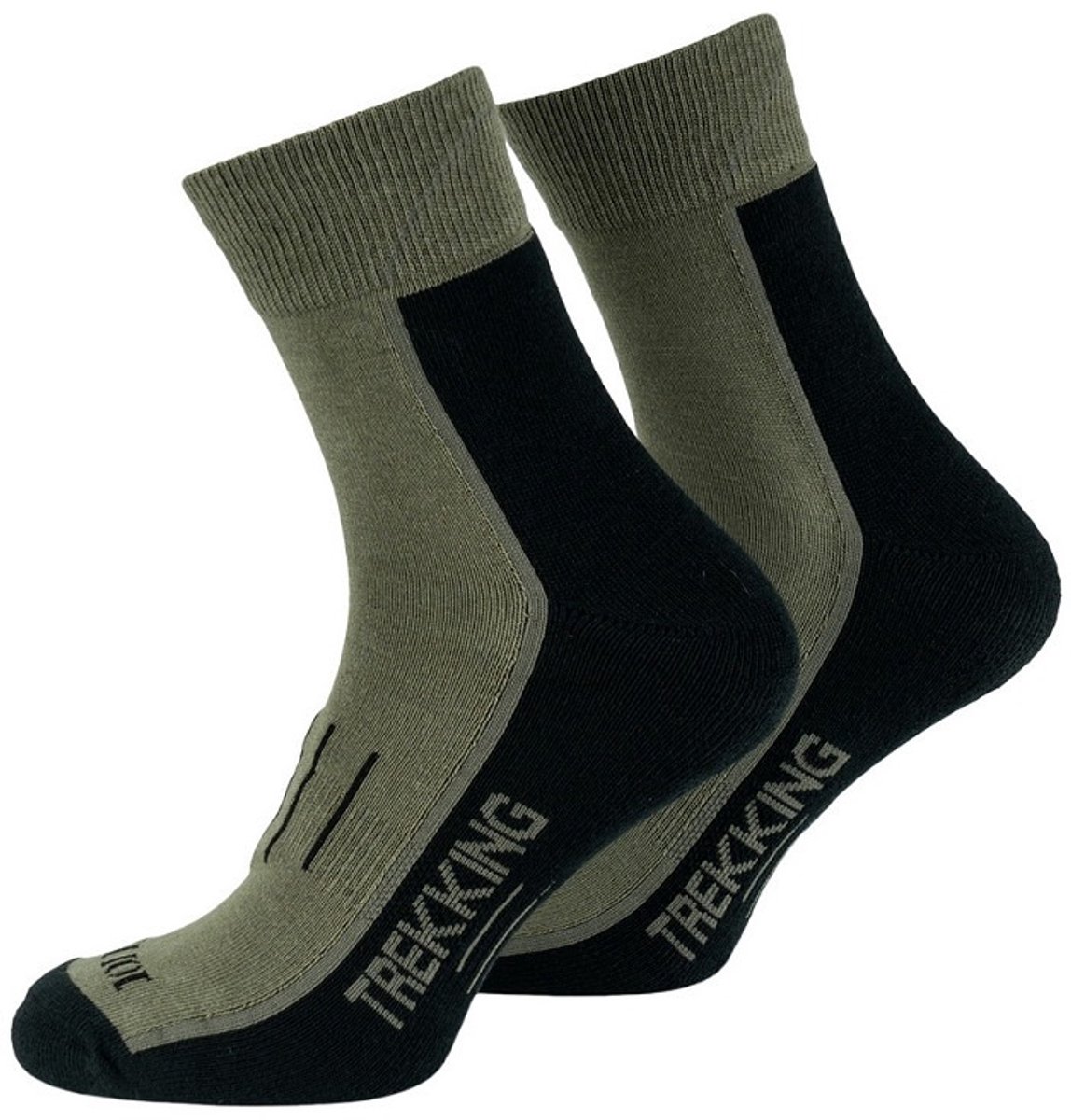 101INC Coolmax trekking sokken 46-49 Zwart