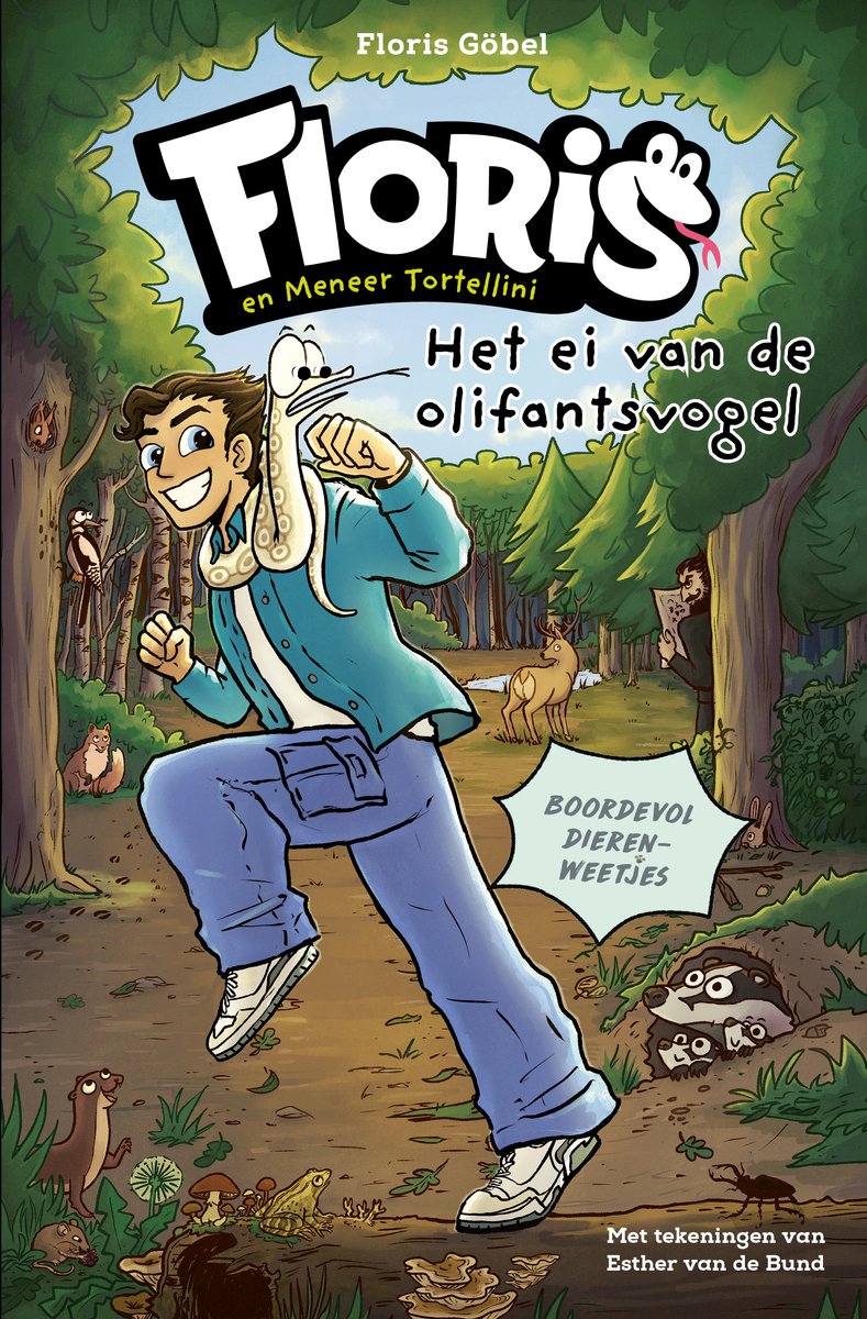 Omslag van Floris en meneer Tortellini - Het ei van de olifantsvogel