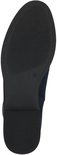Donkerblauwe laars zool met antislip patroon.