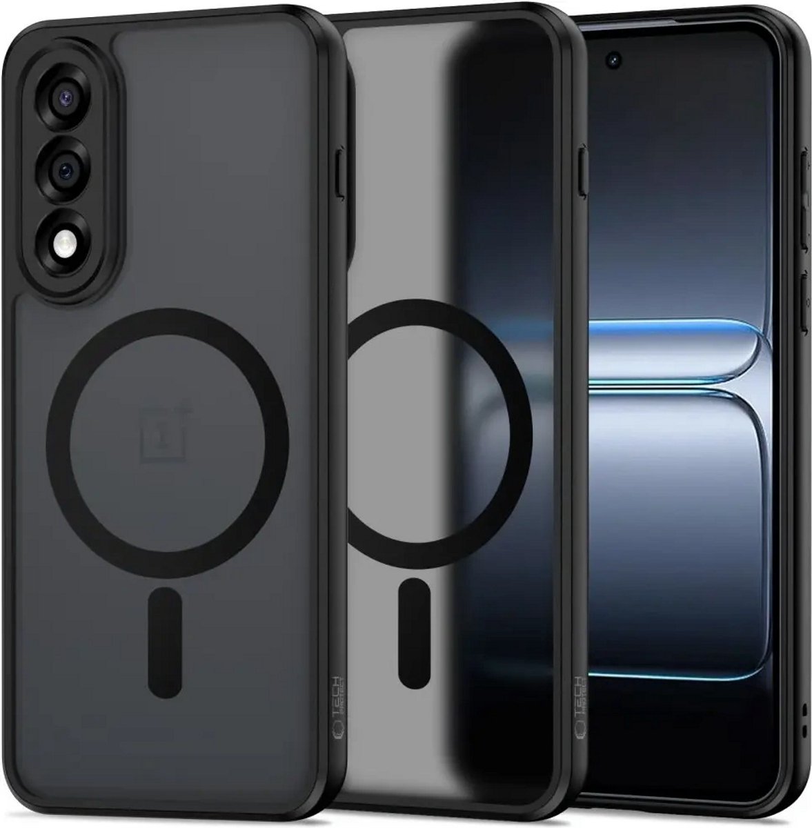 Tech-Protect OnePlus Nord 5 Hoesje met MagSafe Mat Transparant Zwart