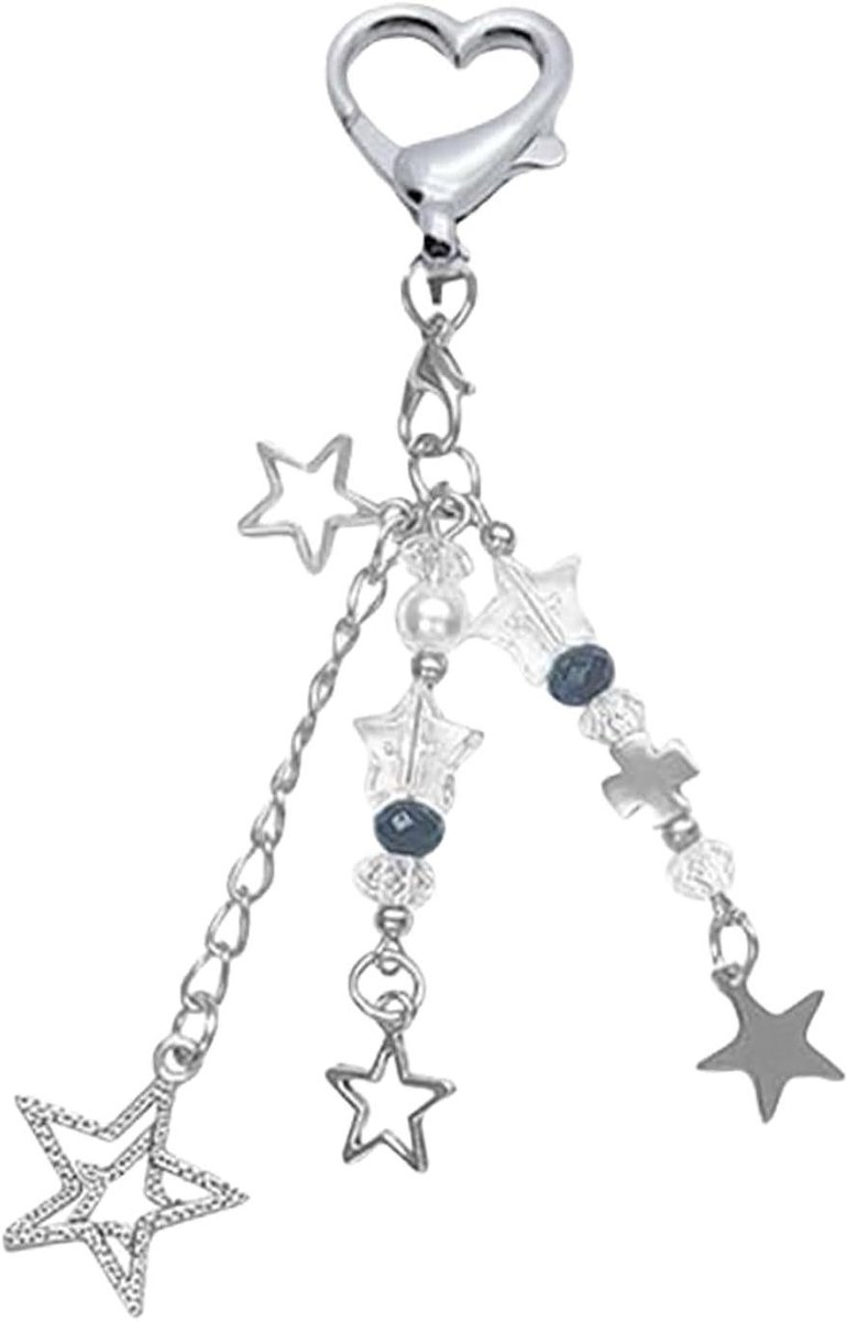 Schattige sleutelhanger voor aan je tas - Meerkleurig - Y2K stijl