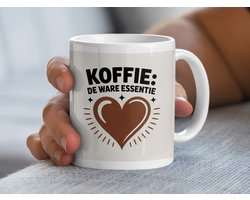 Koffie Is Liefde Mok, De Ware Essentie Koffiemok, Koffieliefhebber Cadeau, Koffie Verslaafde Mok, Koffie Cadeau Idee, Koffie Drinken