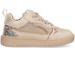 BunniesJR 225651-994 Meisjes Lage Sneakers - Goud - Leer - Veters