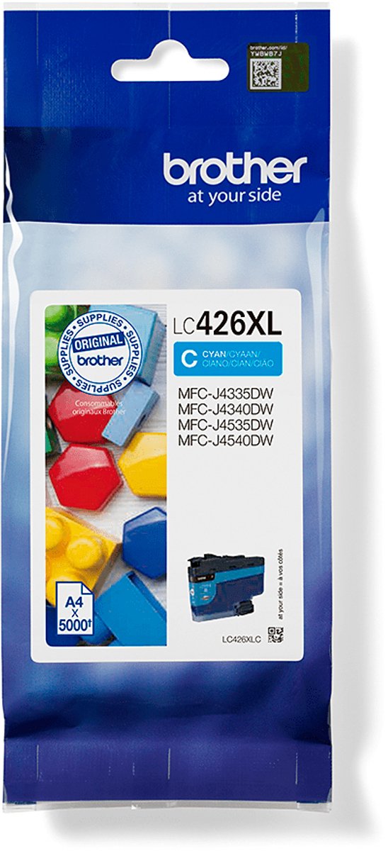 Compatibele inktcartridge Brother ‎LC426XLC Cyaan