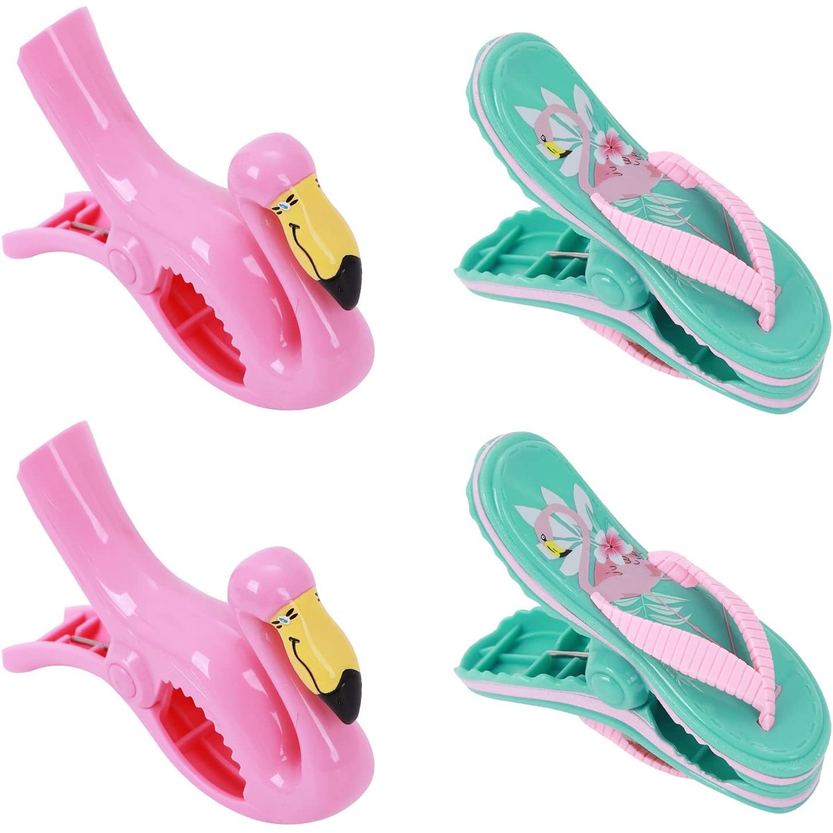 Ibenzoa® Handdoekclips voor Strand en Zwembad - Set van 4 Stuks, Ideaal voor Vakantie en Buitengebruik