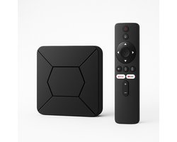 HappyLEDS® Android TV Box 4K – Chromecast Streaming Box met WiFi & Bluetooth – Google Assistant – Netflix Compatibel