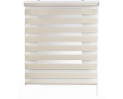 Storesdeco - Duo rolgrodijn – stijlvol dubbel textiel linnen, 60x180 cm