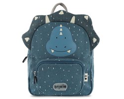 Trixie Kleine Rugzak - Mr. Triceratops - Schooltas Waterafstotend - Boekentas voor Kind - Voor Jongens en Meisjes - Geschikt als Gymtas - Blauw