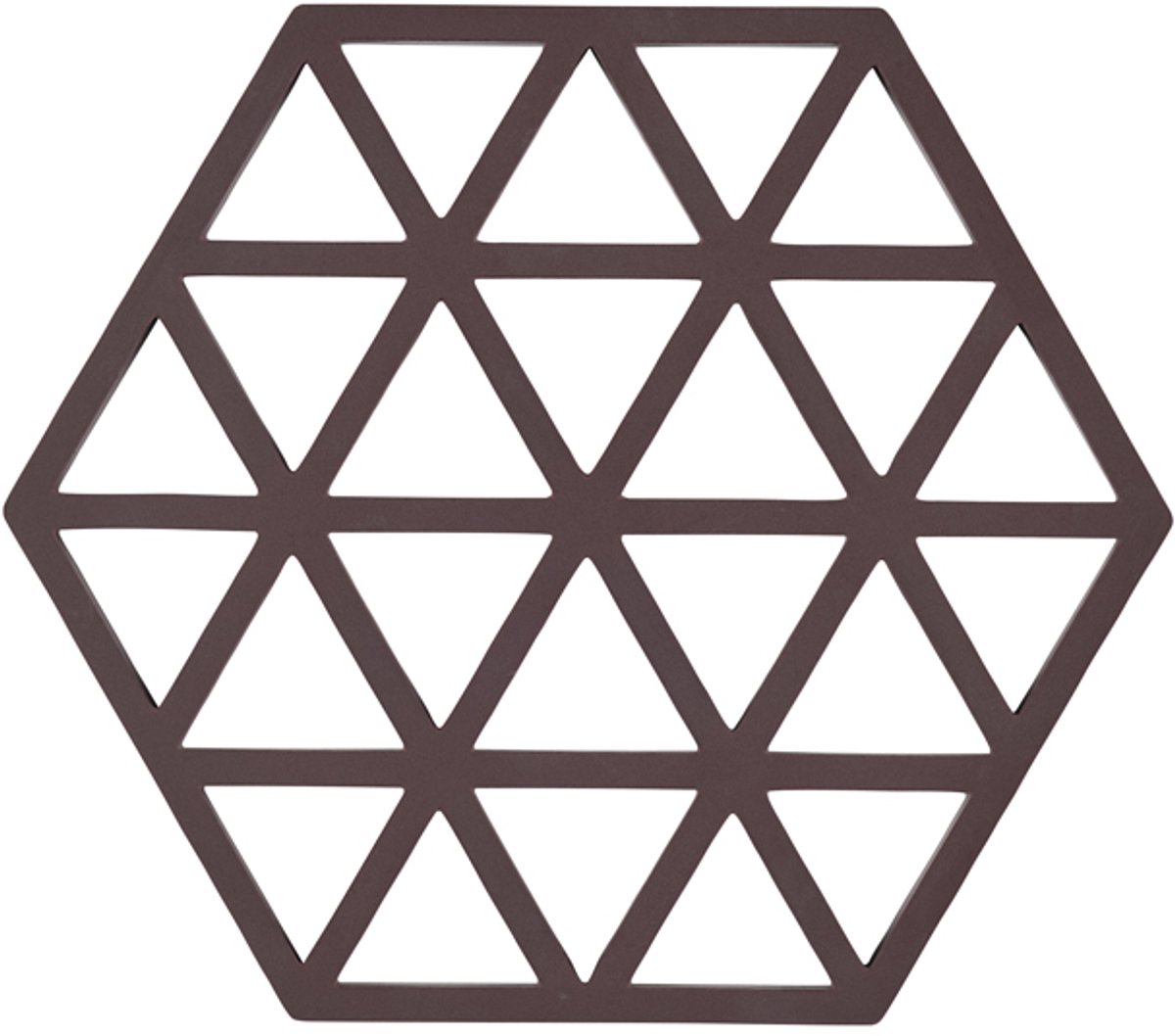 Zone Denmark Pannenonderzetter Triangles – Onderzetters Pannen – Hittebestendig tot 250°C – Vaatwasserbestendig – Siliconen – 16 × 14 × 0,9 cm – Kalamata