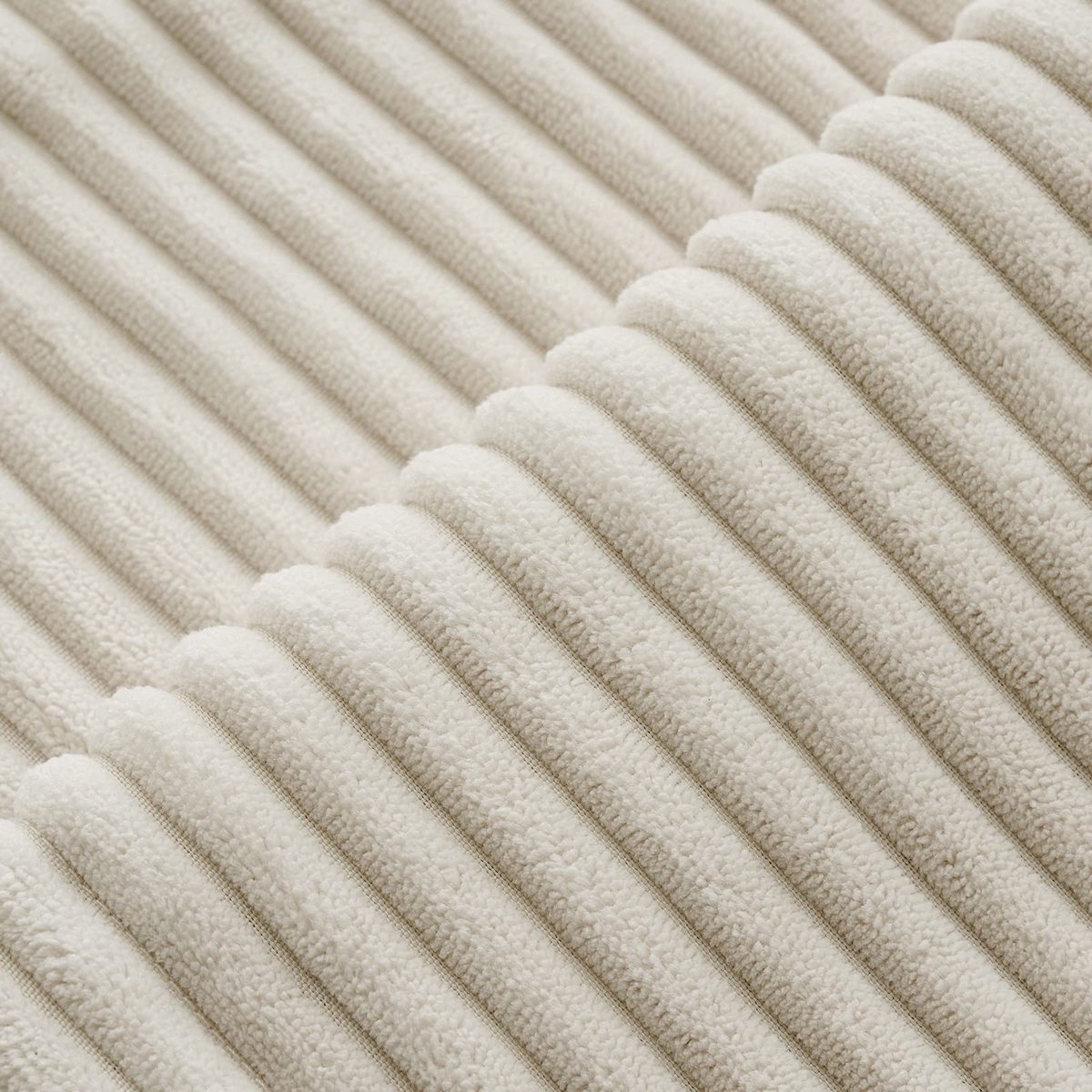 Ibenzoa Corduroy Fluwelen Kussenhoezen voor Sierkussens, Zachte Vierkante Kussenslopen, Moderne Decoratie, 2 Stuks, 45 x 45 cm, Crème Beige