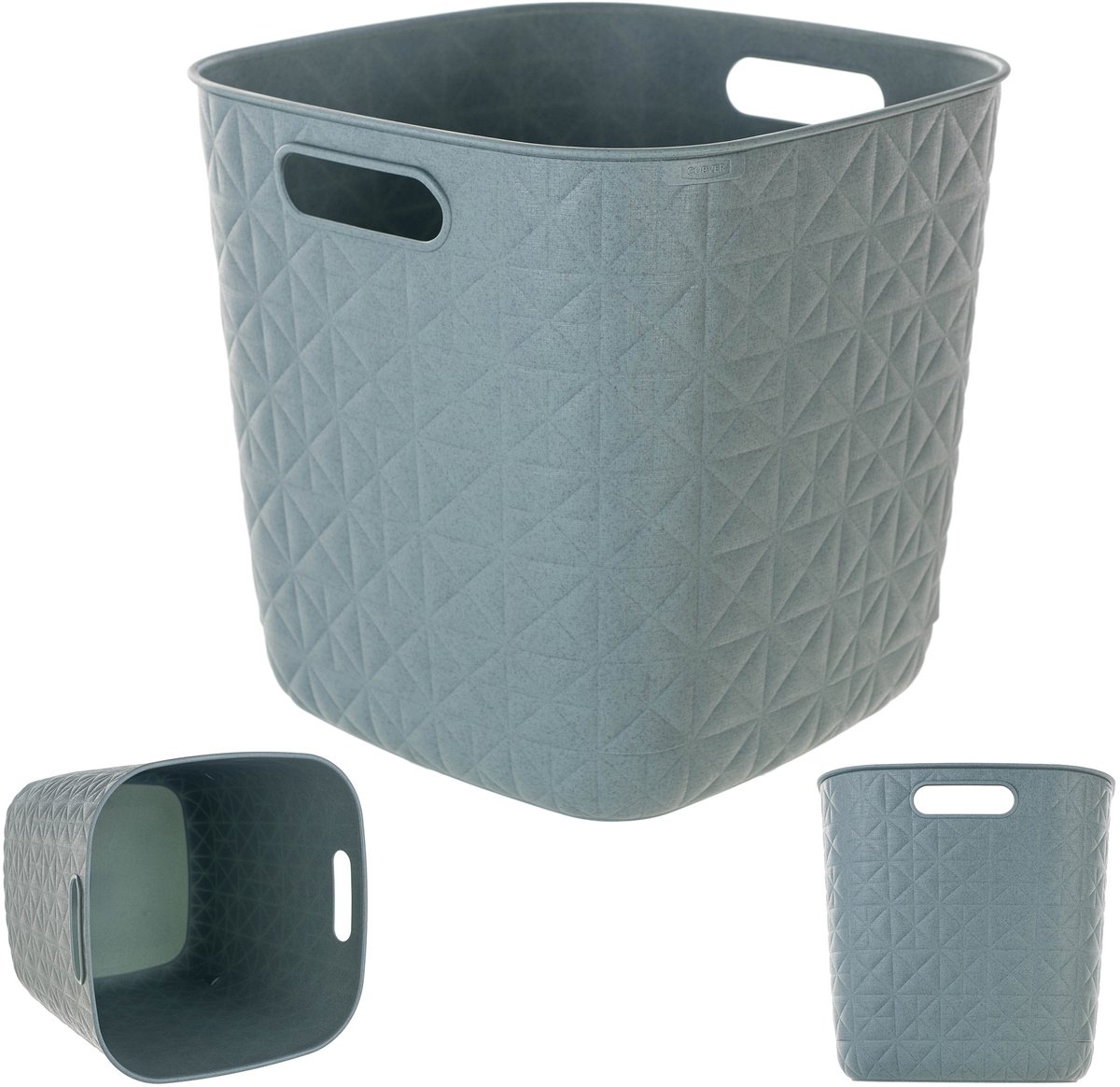Curver Softex Opbergmand Cube – 15L - Blauwgroen