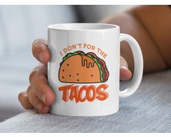 Taco Mok, Grappige Taco Liefhebber Cadeau, Taco Design Mok, I Don't For The Tacos Koffiemok, Mexicaans Eten Mok, Taco Woordspeling Mok