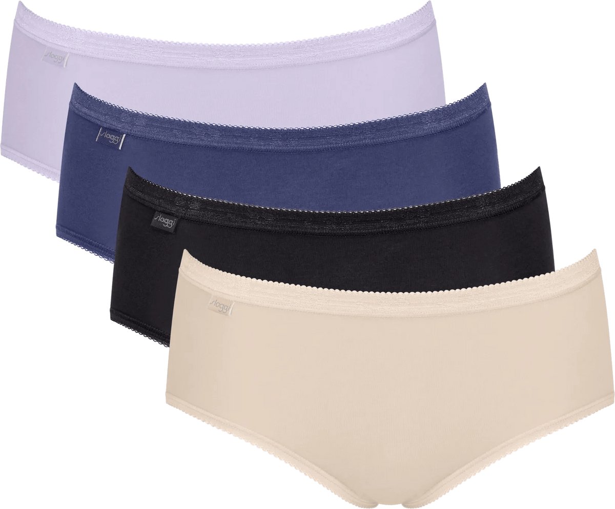 Sloggi Basic+ Midi C4P Dames Onderbroek - Diverse Kleuren