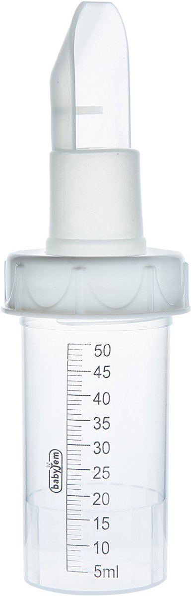 Babyjem Moedermelk 50ml Bewaarbakje met Lepel 694