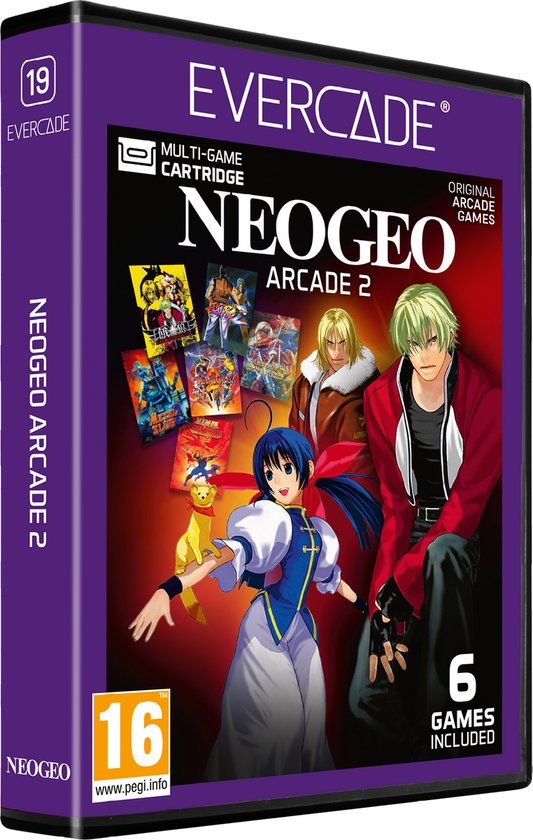 Everacade Cardridge - NEOGEO Arcade Collection 2 - 6 games