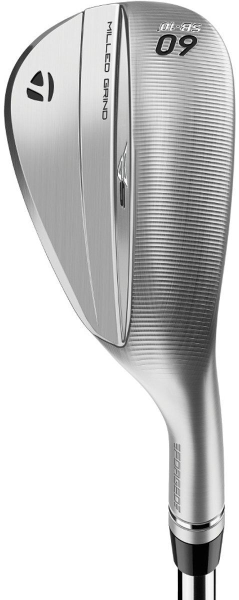 TaylorMade Milled Grind 5 Wedge (steel shaft) 2025 - Chrome - Rechtshandig - | 56° Loft - 12° Bounce van TaylorMade — afbeelding 3