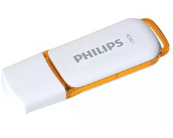 Philips USB stick 2.0 128GB - Snow - Oranje - FM12FD70B