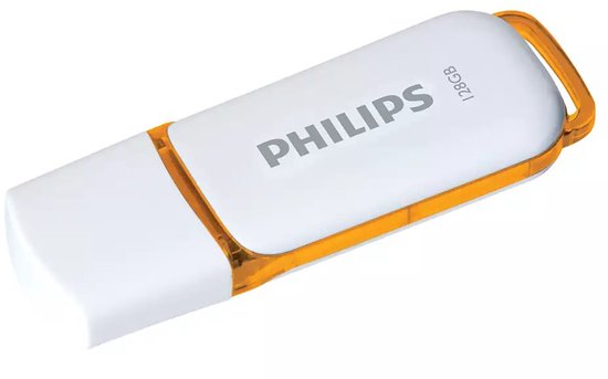 Philips USB stick 2.0 128GB - Snow - Oranje - FM12FD70B