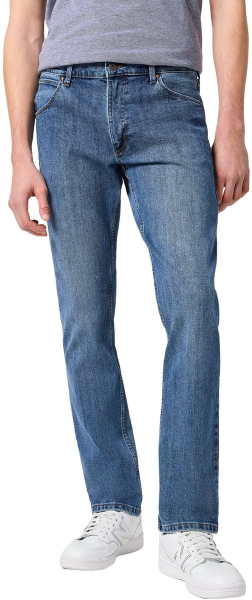 Wrangler Heren Jeans Broeken TEXAS regular/straight Fit 30W 30L Volwassenen W10gm614v Mid Stone