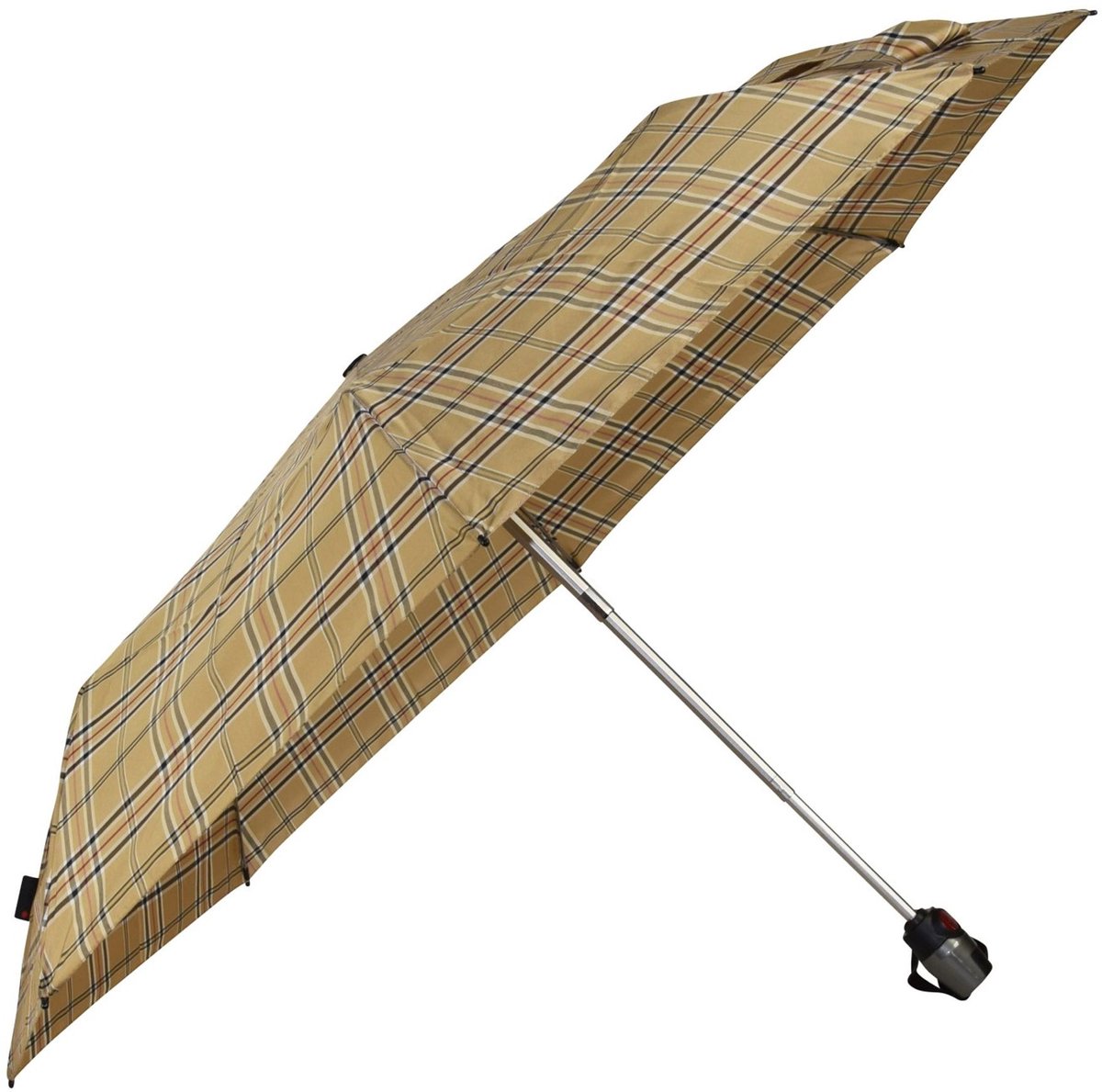 Knirps T.200 Medium Duomatic CHECK BEIGE