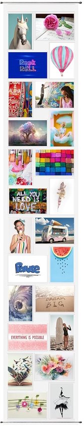 Rideau photo - Inspiration pour votre mur - 1 pièce - Transparent