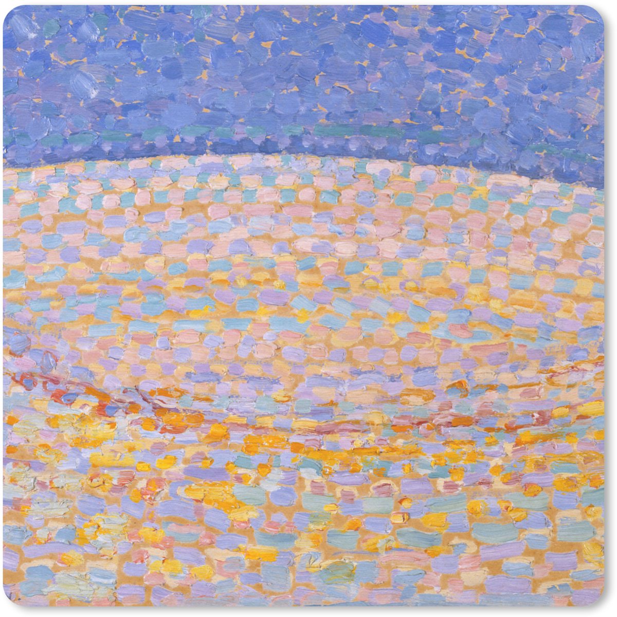 Muismat 30x30 cm - Mousepad Duin III - Piet Mondriaan - Oude meesters - Muismatten