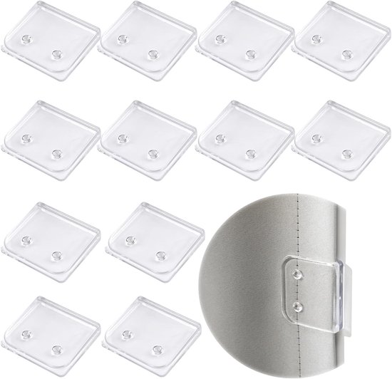 Douche Splash Clips Douchegordijn Houders Winddicht Splash Gordijn Clips Douche Spatbescherming Guard Zelfklevende Douchegordijn Houder aan Muur (4 stuks
