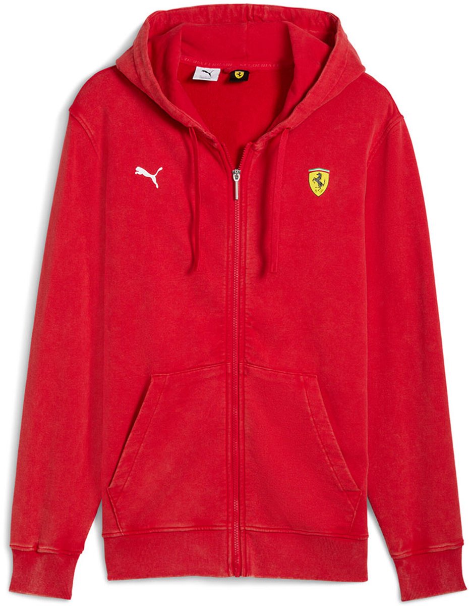 Puma Ferrari Sportswear Relaxed Fit Trainingsjack Man Rosso Corsa