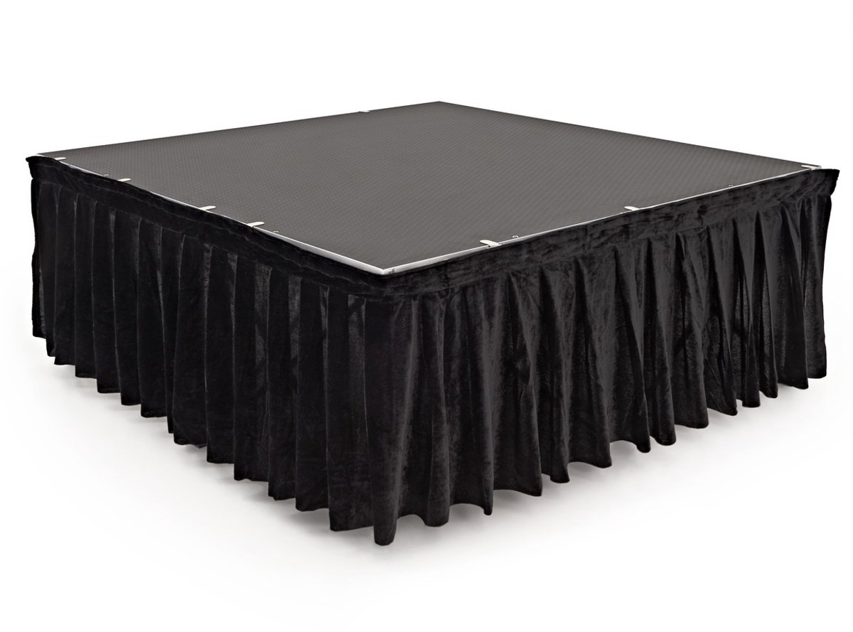 40 cm x 200 cm Podium Valance van Gear4music