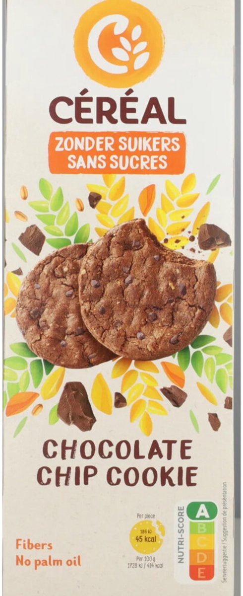 Céréal Chocolate Chip Cookie - 6 x 130 gr - Voordeelverpakking