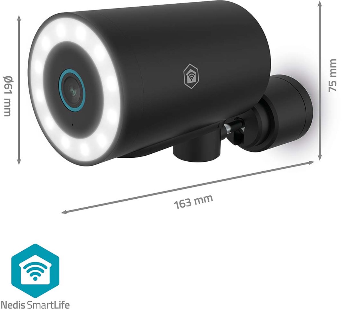 Nedis SmartLife Beveiligingscamera Buiten – 8MP – 4K – IP65 – Floodlight – Nachtzicht – Pan & Tilt – WiFi Camera – foto 8