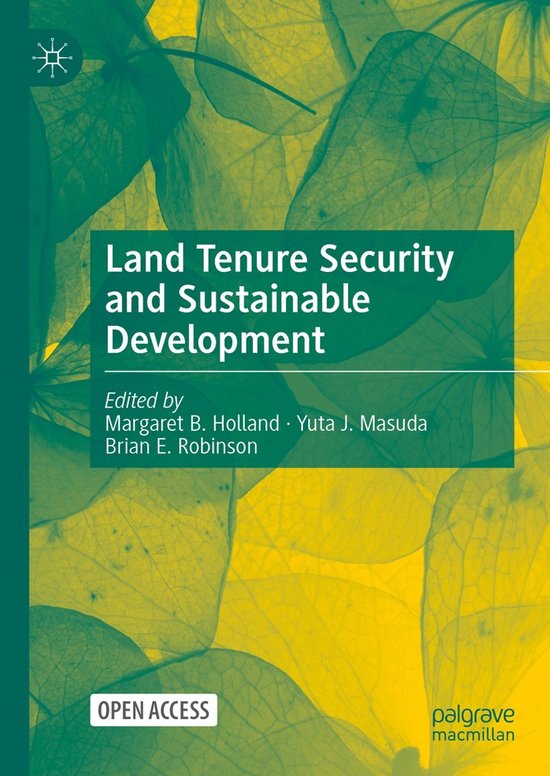 Land Tenure Security and Sustainable Development - cover
