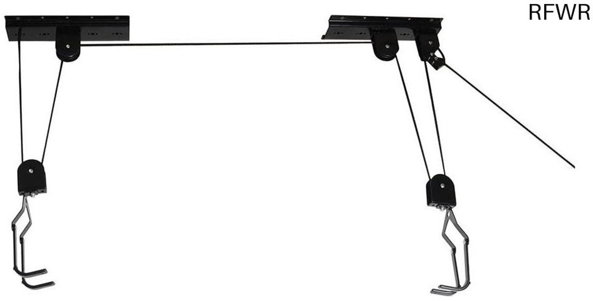 RFWR® Fietslift voor Fietsen tot 20 kg - Ideaal voor Plafondhoogtes tot 4 m