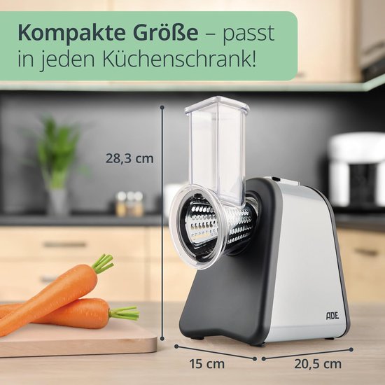 RFWR® Elektrische Keukenrasp met 500 Watt Vermogen - Multi-functie Groente- en Kaasrasp van RFWR — afbeelding 3