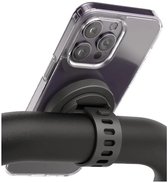 Guidon de support de téléphone magnétique SBG | Compatible avec MagSafe | Convient aux vélos, gymnases, appareils de course, Vélos d'exercice, caddies, poussettes | Noir