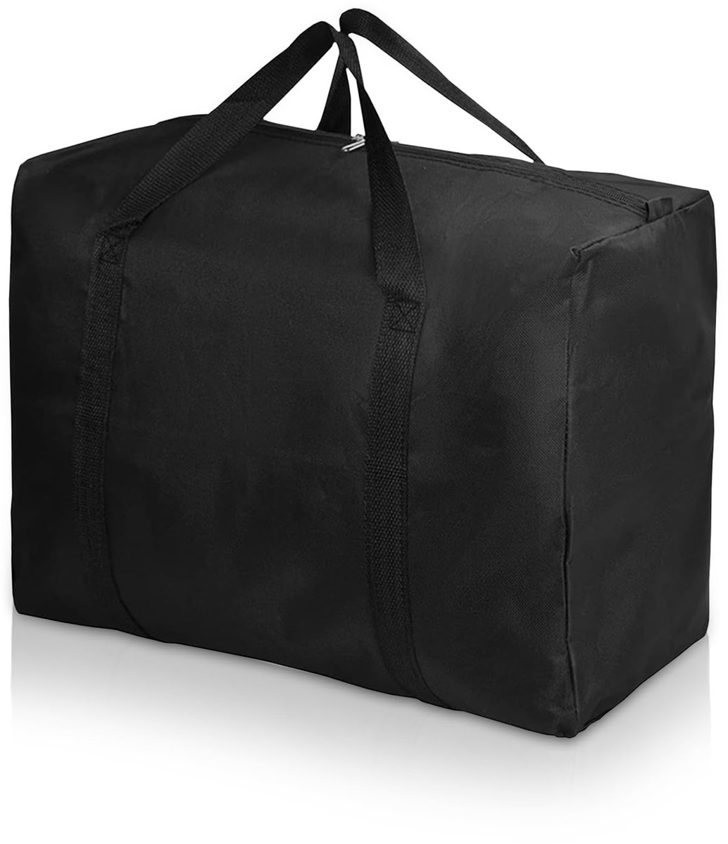 Ibenzoa® Zwarte Oxford Opbergtas XXL, Waterdicht, 100x30x60cm - Voor Verhuizingen & Reizen
