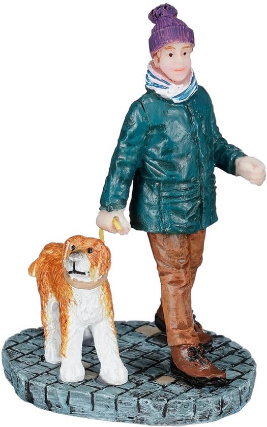 Luville - Man Walking his Dog