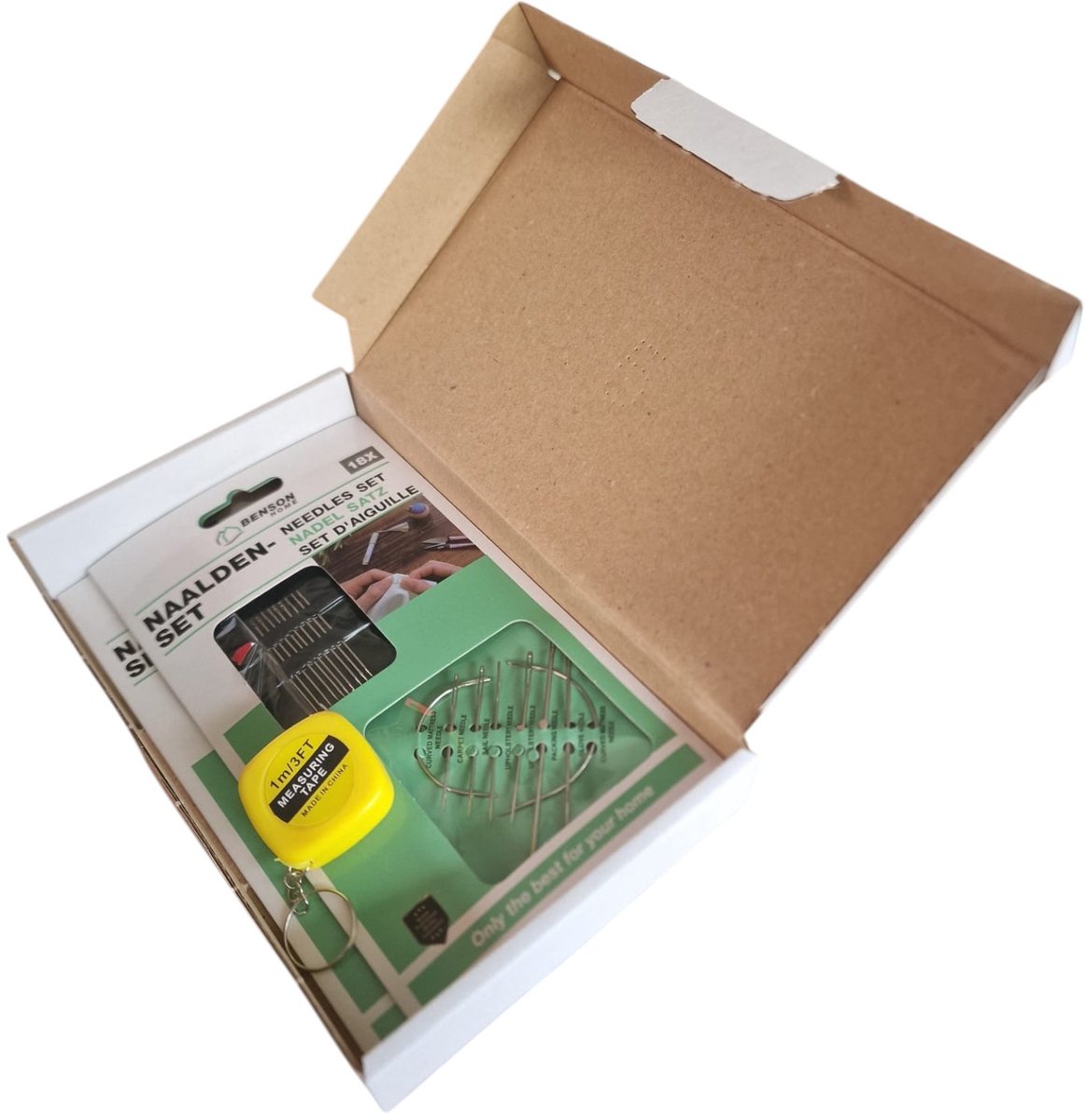 Han‑Bar® Complete Naalden set – 2 x 18-delige Set + Kledingrolmaat