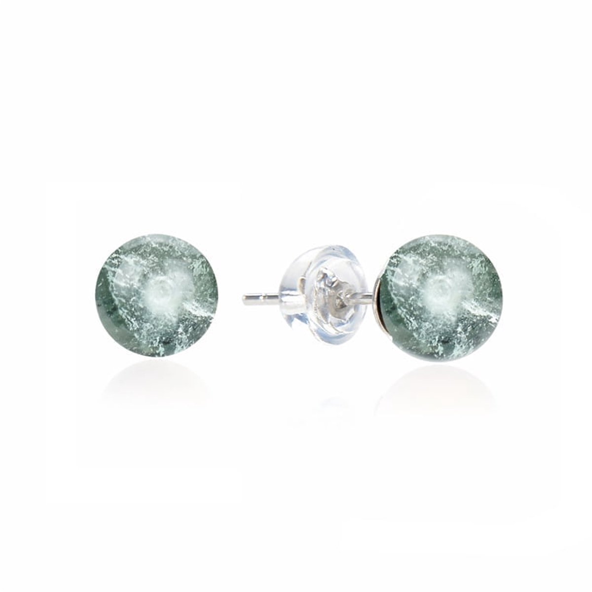 Oorbellen Fluoriet 6 mm