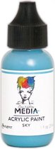 Hobbyverf - Ranger Dina Wakley - Media heavy body acrylverf - Sky - 29ml