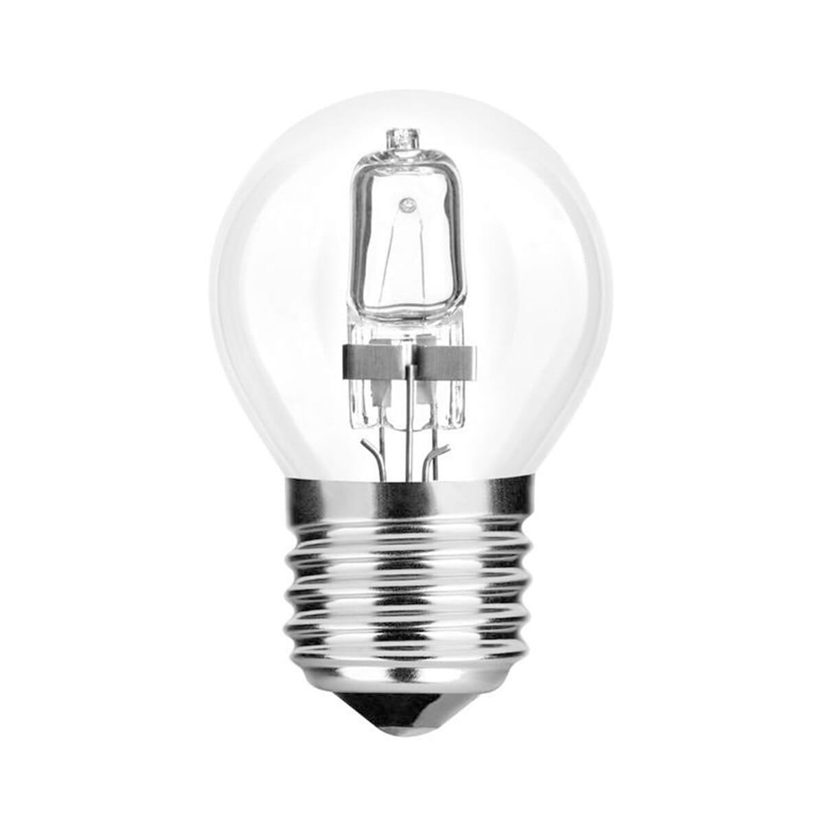 Modee E27 Halogeen Lamp Dimbaar 28W ECO - 370lm - 2700K - Warm Wit - ECO Halogeen Globe Mini P45